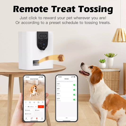 Rechargeable Wireless Pet Camera And Feeder
